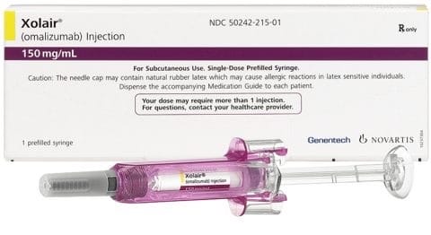 Xolair Medication Used in Food Allergy Treatment